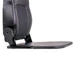 Pan Seat Assembly for the Merits Vision Sport (326A) featuring a solid seat pan, backrest, and headrest, displayed without cushions or armrests.