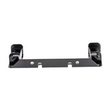 Under Seat Storage Assembly with Seat Plate for Go-Go Elite Traveller, Plus, Sport, ES, and Ultra X models, featuring a black metal bracket with screws and a black rectangular object with two handles.