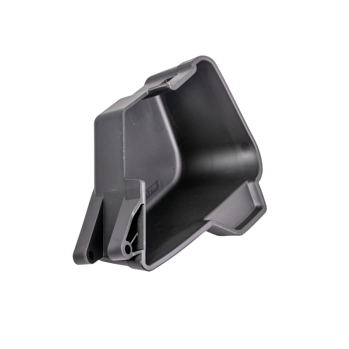 Under Seat Storage Assembly with Seat Plate for Go-Go Elite Traveller, Elite Traveller Plus, Go-Go Sport, Go-Go ES, and Go-Go Ultra X models, featuring a black plastic corner with holes.