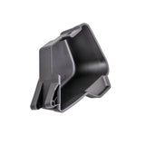 Under Seat Storage Assembly with Seat Plate for Go-Go Elite Traveller, Elite Traveller Plus, Go-Go Sport, Go-Go ES, and Go-Go Ultra X models, featuring a black plastic corner with holes.