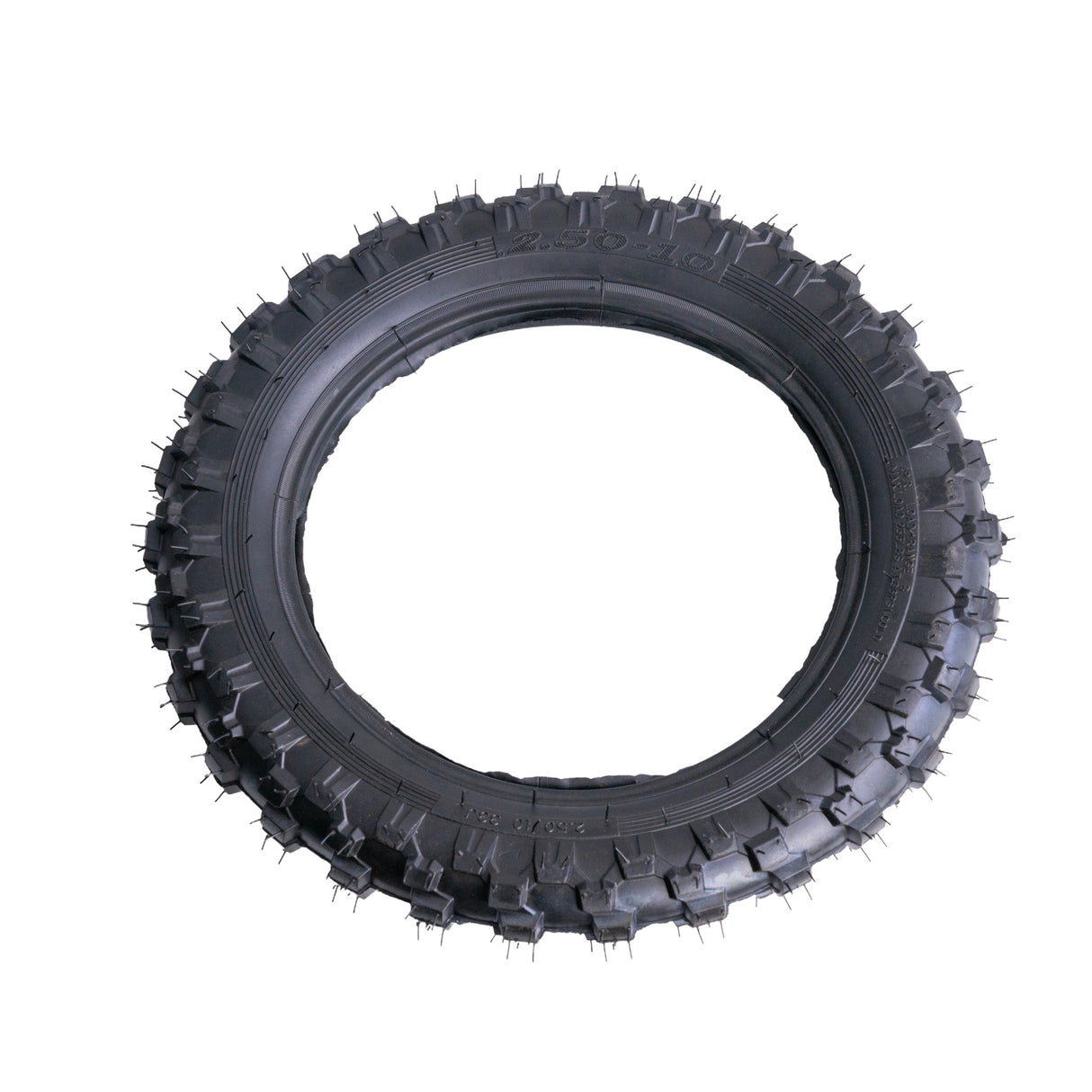 16X2.50-64-305 Tubeless Tire for E-Bikes & Scooters features a low-siped street tread, ideal for GOTRAX, X-Treme, MotoTec models, and some mobility scooters.