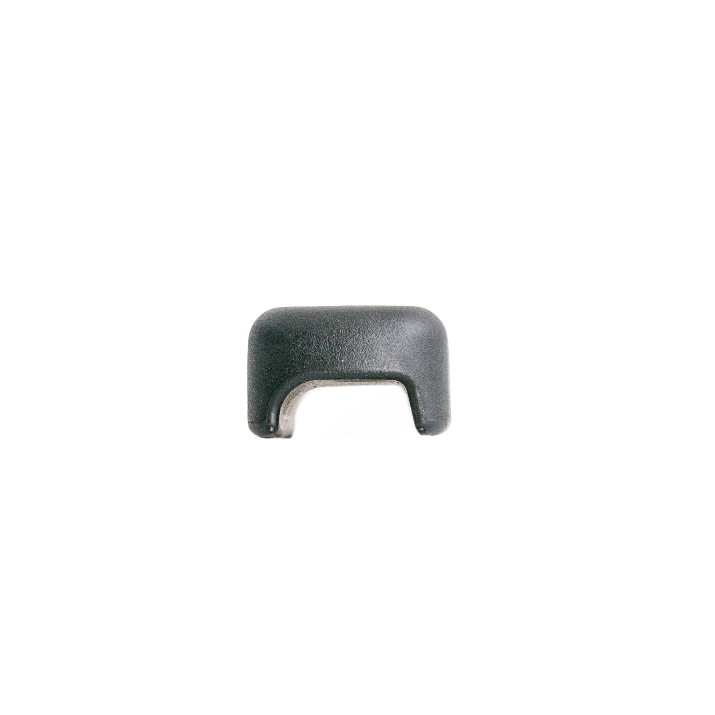 Armrest Pad for the Jazzy Passport Power Chair, a black molded plastic part, shown on a white background. Ideal for replacing worn armrests, fitting both left and right sides of the seat.