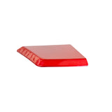 Red Shroud Inserts for the 3-Wheel Go-Go LX (S50LX) with High Capacity Battery Box, displaying vivid red panels designed specifically for high-capacity battery models.