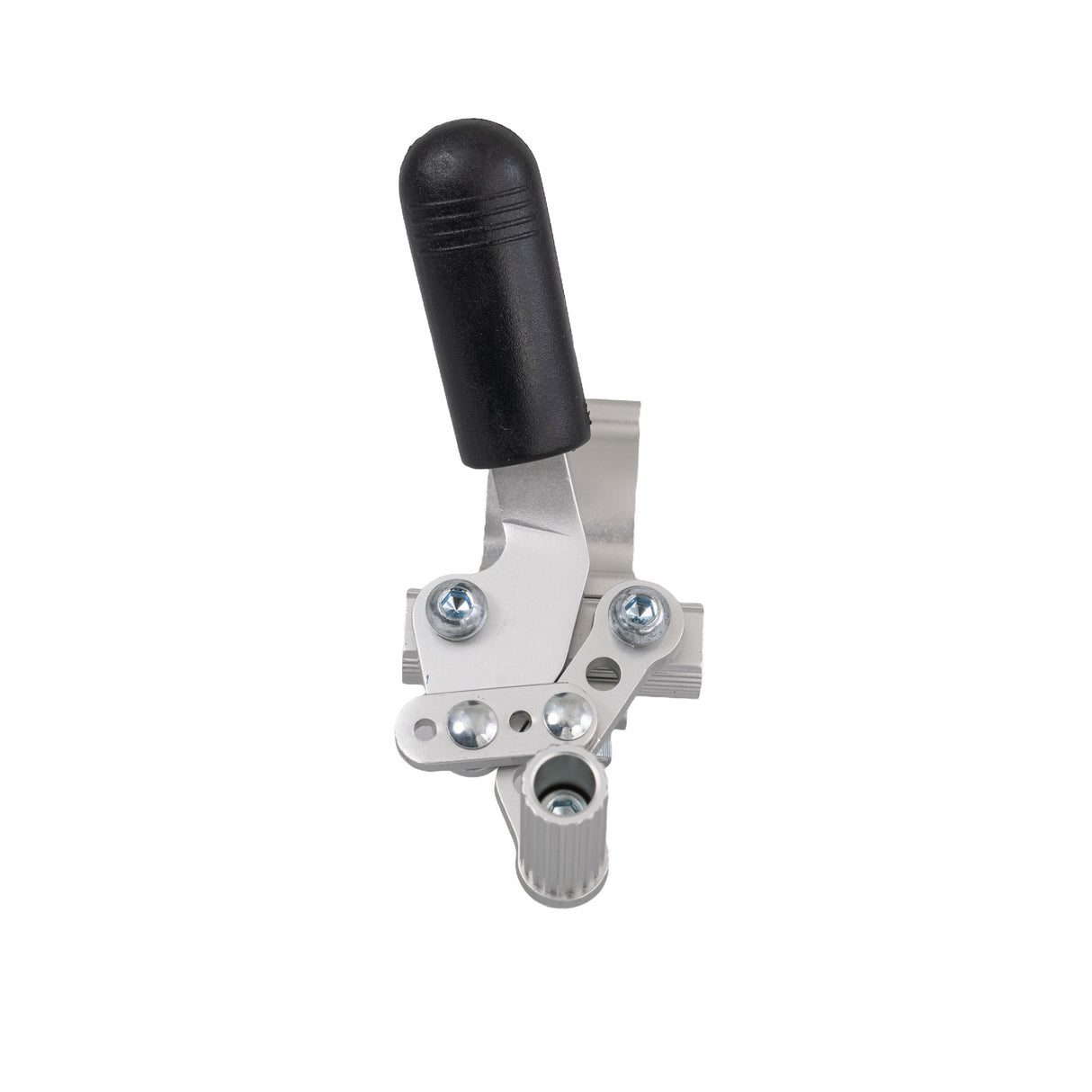 Left Push-to-Lock Brake for Drive Medical Viper Plus GT & Viper Plus GT Reclining Wheelchairs, featuring a metal lever with a black handle and a visible screw for easy installation.