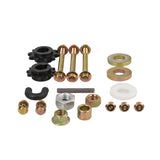 Reverse Gearbox Kit for Go-Karts with TAV2 Series 30 Torque Converters featuring various metal components, including nuts, bolts, a sprocket, and mounting hardware.