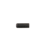 M7x1.00 x 15mm Set Screws for Standard Go-Kart & Mini Bike Clutch Collars (Set of 2) - Close-up showing headless black-finished set screws used for securing adjustable parts in clutch collar assemblies.