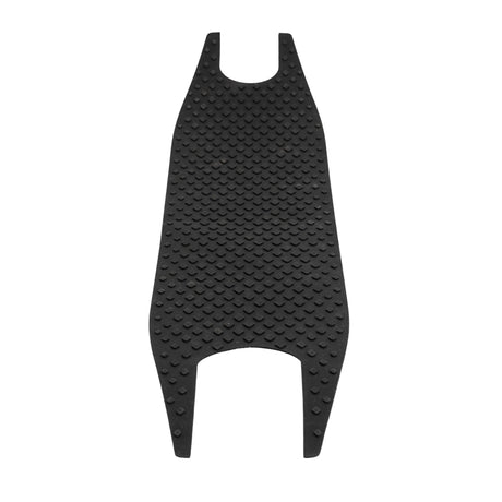 Footmat for Ninebot by Segway ES1 & ESB Electric Scooters: A black rubber mat with a diamond pattern, featuring peel & stick adhesive for easy attachment to the deck frame.