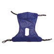 Mesh Full Body Sling for the Invacare I-Lift, Reliant 450 & Reliant 600 Bedside Lifts features sturdy straps for total head, neck, and partial under-thigh support, aiding in safe user transfers.