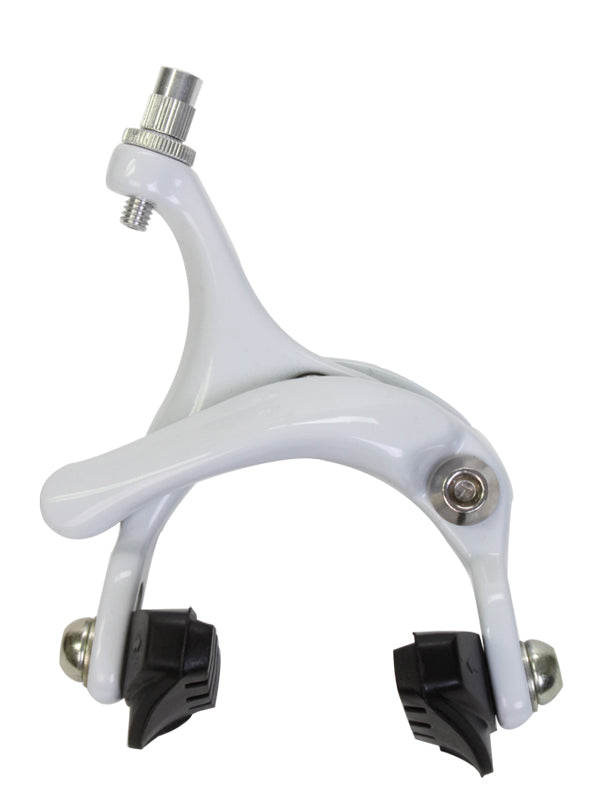 Dual Pivot Type Brake Caliper shown with a sleek design, including a prominent lever and durable structure, ideal for bicycles and scooters.