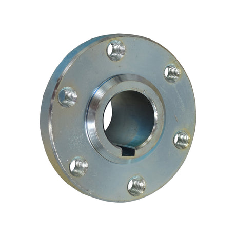 Rear Sprocket & Brake Rotor Mounting Hub for Coleman CK100 & SK100 Go-Karts, showing a close-up view of the metal hub with threaded mounting bolt holes for securing the sprocket to the axle.