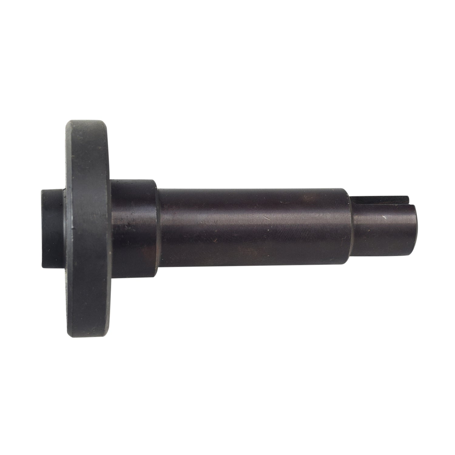 Sprocket Mounting Hub & Shaft for Coleman KT196 & CK196 Go-Karts, featuring a black metal round center and cylindrical tube, ideal for replacing old units in go-karts.