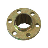 Rear Sprocket Hub for 125cc-250cc ATVs & Go-Karts, a close-up of a metal ring with multiple circular holes, designed to mount the sprocket to the drive axle.