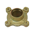 Rear Wheel Hub for TaoTao 110cc & 125cc ATVs & Go-Karts, featuring a gold metal design with multiple holes and visible nuts, suitable for various TaoTao ATV models and go-karts.