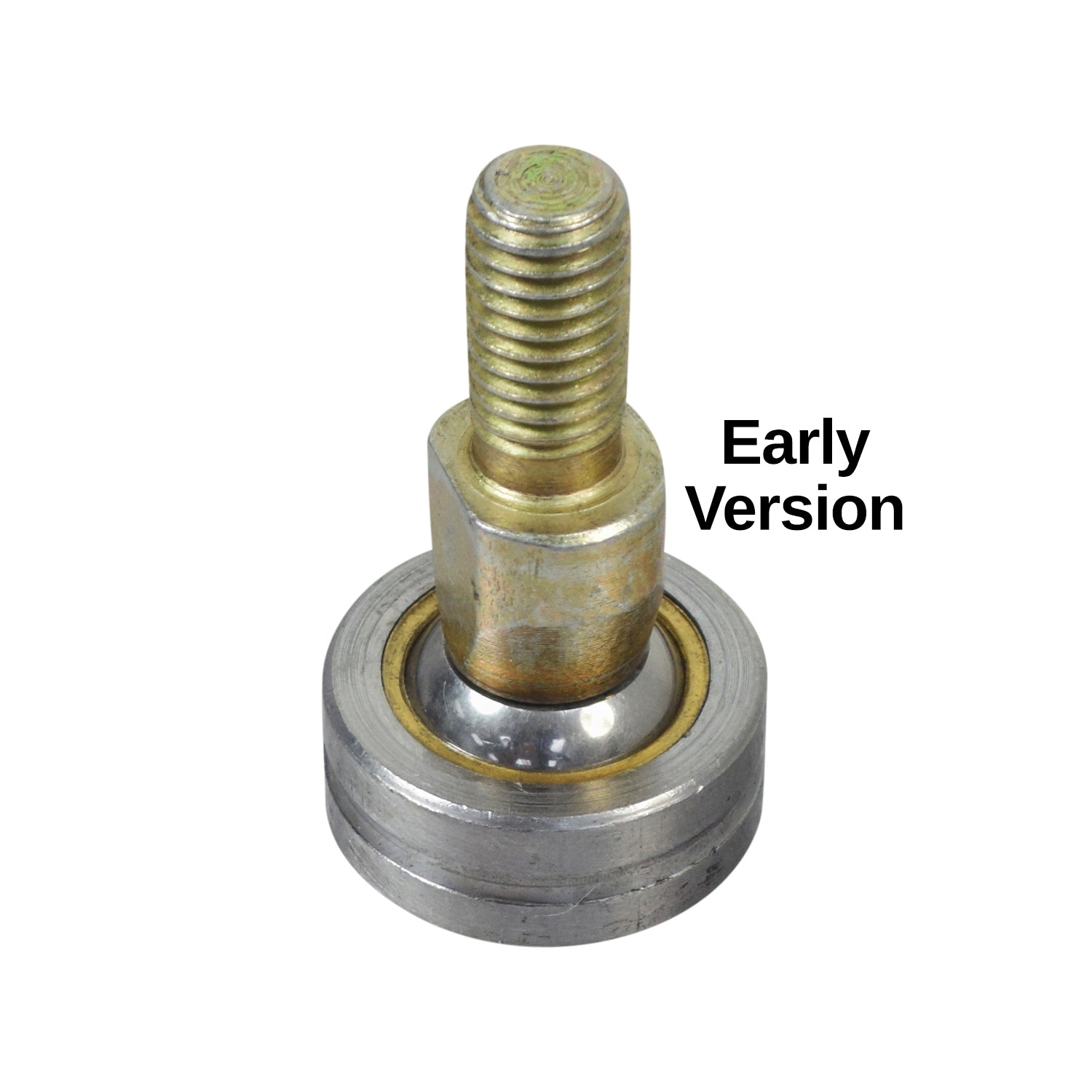 Ball Joint Knuckle for the Coleman KT196 196cc 6.5 Hp Go-Kart, showcasing a close-up of a metal bolt integral to the go-kart's spindle steering knuckle.