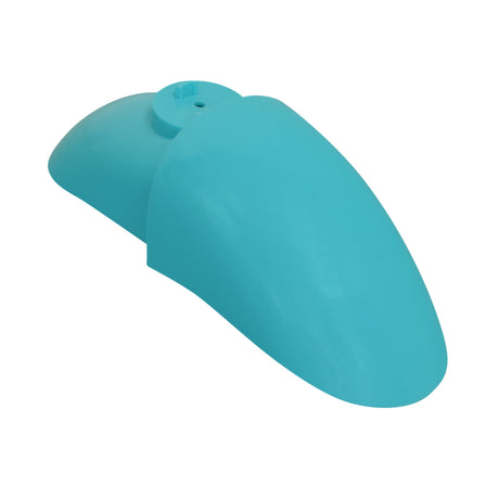 Front Fender for the Razor Pocket Mod Petite electric scooter, shown in durable plastic, designed to protect young riders from mud and water splashes.