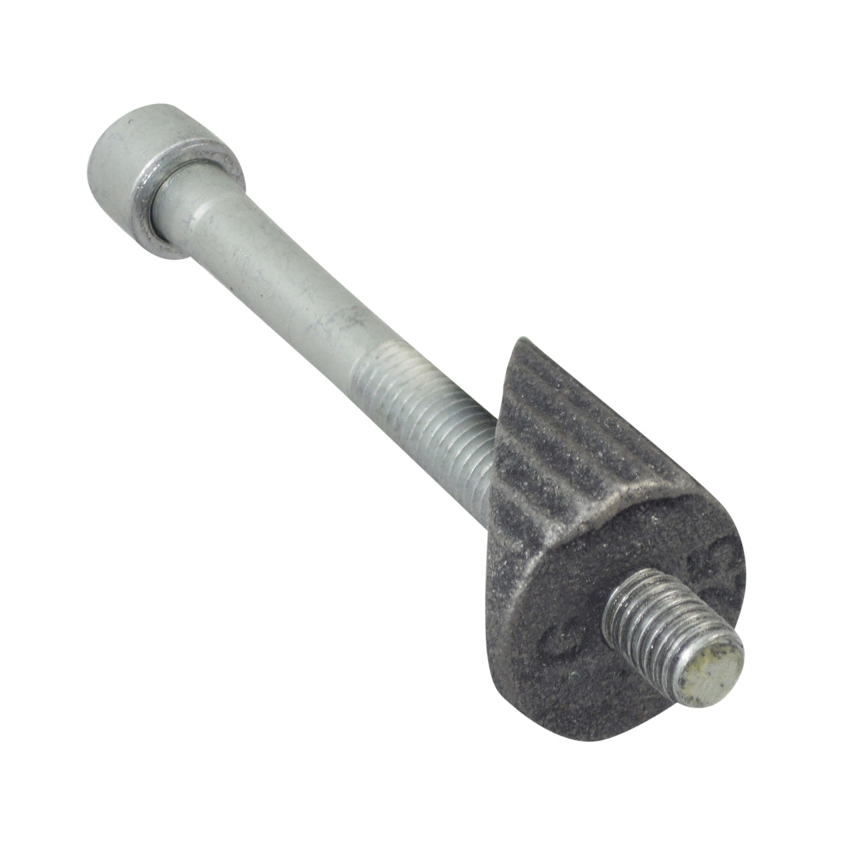 Steering Bolt & Wedge for the Swagtron EB5 Pro Electric Bicycle, showcasing a close-up of a metal bolt with an attached nut, essential for securing the handlebar post to the front fork.