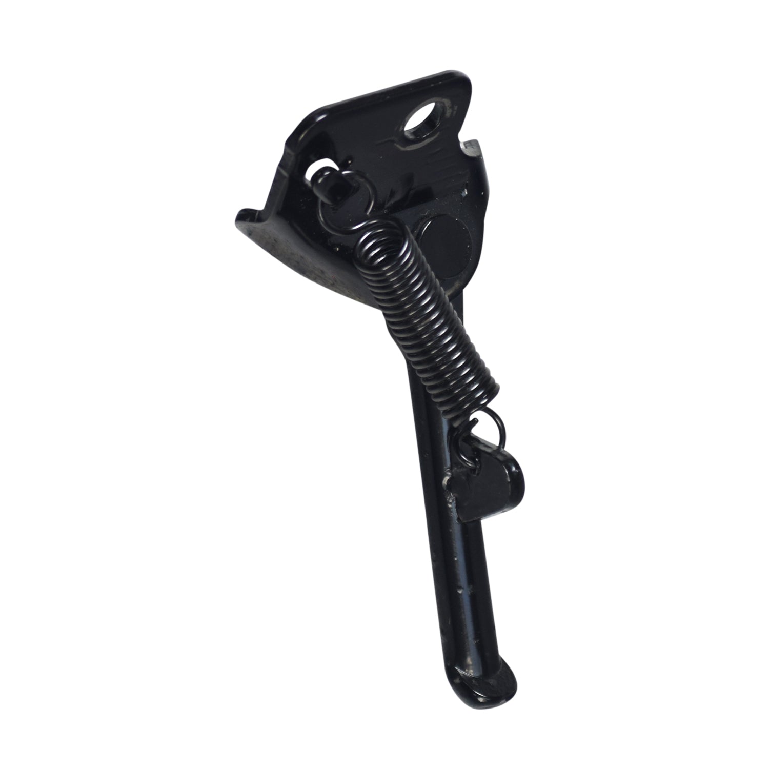 Kickstand for the Razor E-Punk, showing a close-up of the black metal spring mechanism essential for stability, designed to replace broken or missing parts and keep the scooter upright.