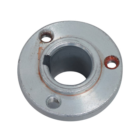 Brake Disc & Sprocket Mount Hub for the Pulse ATV Quad Ride-On; a round metal object with multiple holes, designed for dual functionality in braking and sprocket mounting on the ride-on vehicle.