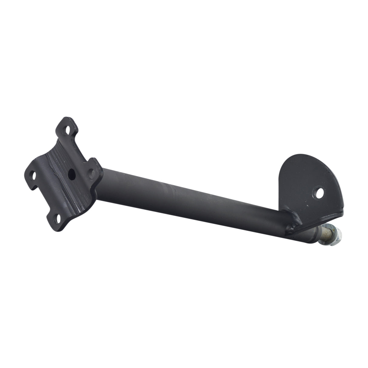 Steering Stem Tube for the Pulse ATV Quad Ride-On, showcasing a black metal tube with a threaded shaft and handlebar clamp, essential for the tie rod and steering assembly.