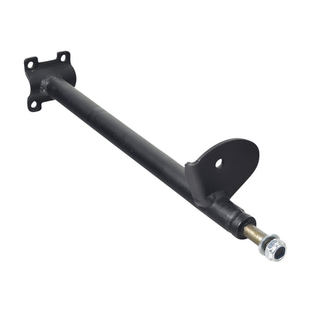 Steering Stem Tube for the Pulse ATV Quad Ride-On, showcasing a 14-3/8 steel column with handlebar clamp on top and threaded shaft with washer and nut on the bottom.