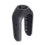 Front Fork Cover for the Ninebot MAX G30 Scooter, a hard, dark gray plastic piece with multiple screw holes, designed to protect the front fork, wheel, and axle.