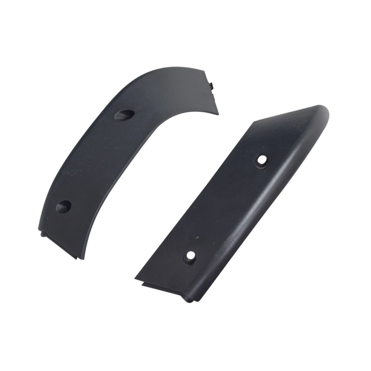 Front Bumper for the Ninebot MAX G30 Scooter, showing a black plastic piece with holes, designed to interlock and mount on the battery tray, providing protection from damage.