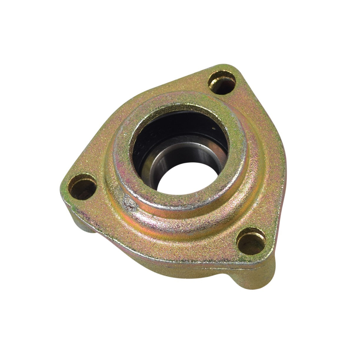 Rear Bearing Hub with 35 mm Center Hole Diameter for TaoTao ATK125A, Jeep Auto, & Targa 150 Go-Karts, featuring multiple circular mounting holes on a metal surface for secure attachment.