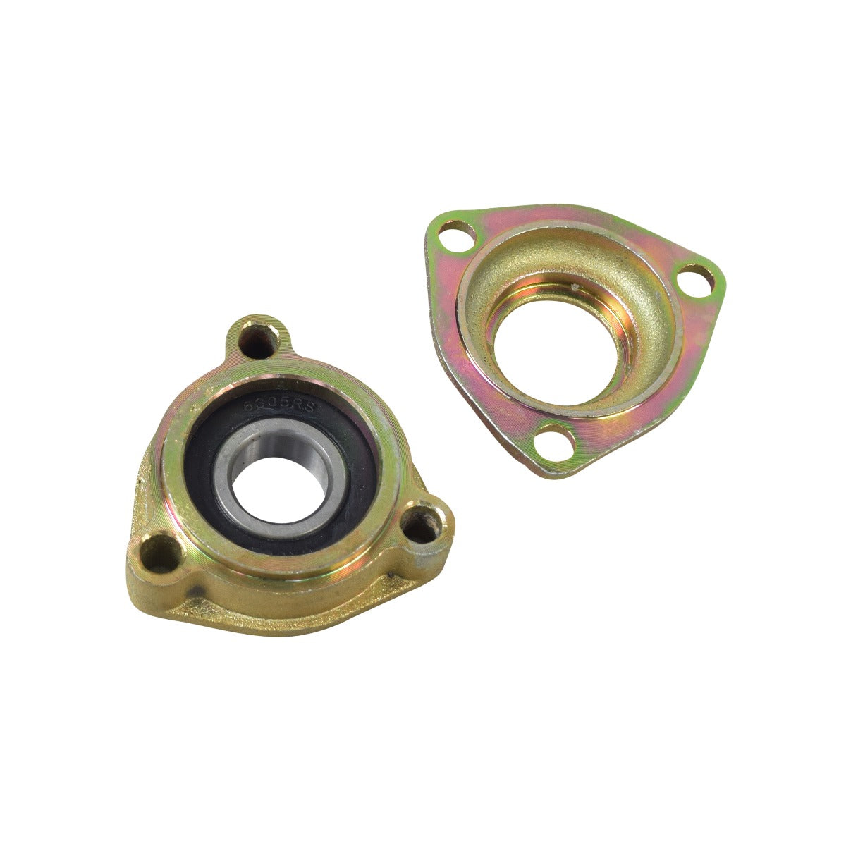 Rear Bearing Hub with 35 mm center hole diameter for TaoTao ATK125A, Jeep Auto, & Targa 150 Go-Karts, featuring three 10 mm mounting holes spaced 67 mm apart.