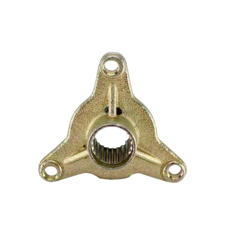 Rear Wheel Hub with 23 Splines for 6 Rims on TaoTao ATK125A & GK110 Go-Karts, featuring a metal gear-like structure with a central hole and three mounting holes spaced 2.7 apart.