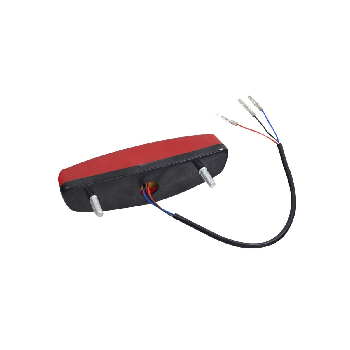 LED Tail Light for TaoTao ATA110B, ATA110B3, & Boulder B1 ATVs, & GK110 Go-Kart, featuring a red and black rectangular body with attached wires.