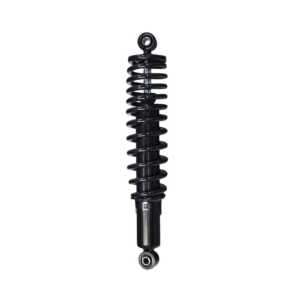 13.6 Rear Shock Absorber for TaoTao Targa 150 & Coleman BK200 Go-Karts, featuring a black coil spring designed for five adjustment settings.