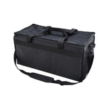 Rear Cargo Rack Insulated Bag for the Coleman KT196 Go-Kart, featuring a black bag with a carrying strap and reinforced straps for secure attachment to cargo racks.