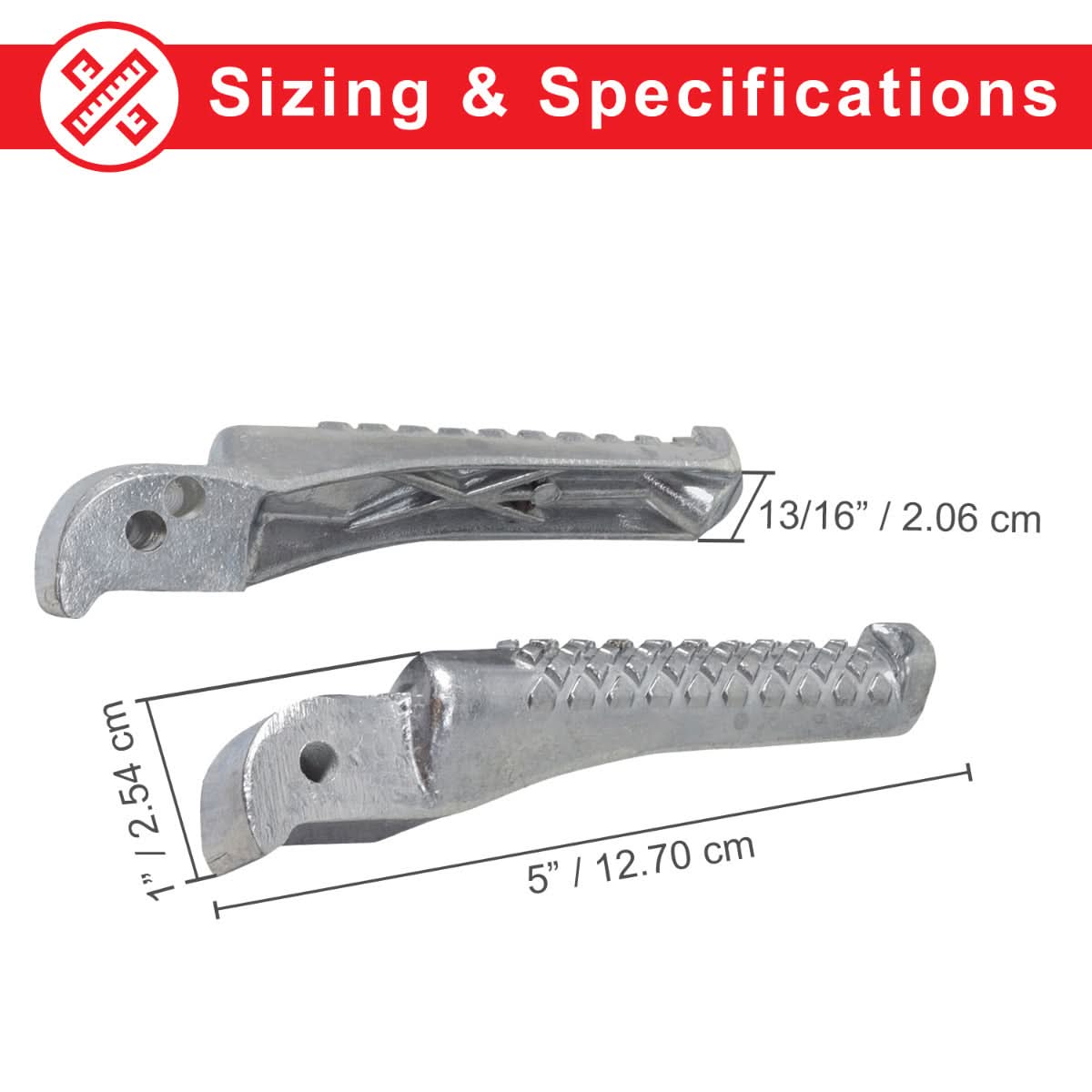 coleman mini bike foot pegs Foot Pegs for the Coleman BT200X, CT200U Trail, & CT200U-EX Mini Bikes (Set of 2)