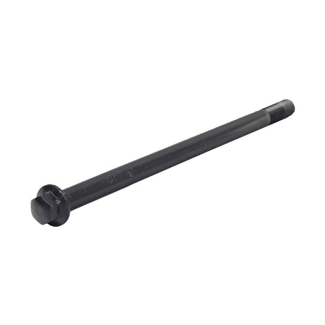 Front Axle Bolt for the Coleman RB100 105cc Mini Bike, featuring a sturdy 215 mm flanged bolt with a hexagon head and M12x1.25 thread, finished in corrosion-resistant black zinc oxide.