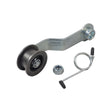 Chain Tensioner for the Razor EcoSmart Metro (V1+); features a metal roller with a black wheel, screws, and a metal handle. Essential for maintaining chain tension and ensuring smooth rides.