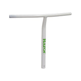 Handlebar for the Razor EcoSmart Metro (V1+), featuring a T-shape and white enamel finish, displayed without clamp, headset, or grips.