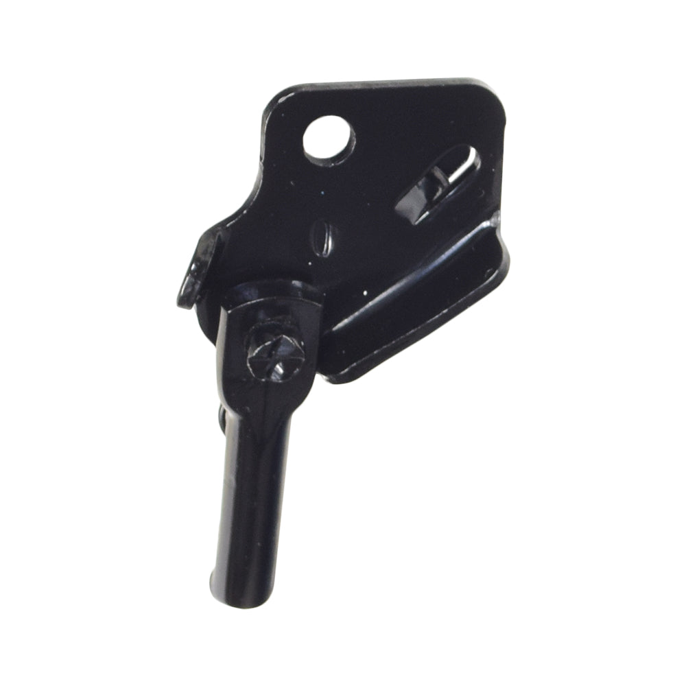 Kickstand for the Razor Power Core E90 (V2+), a black metal object with a central hole, designed to keep your electric scooter upright and clean.