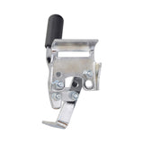 Invacare Style Wheel Lock for Wheelchairs with Detachable Armrests (Set of 2) - A metal tool with screws designed to mount low on the wheelchair's frame next to the wheel.