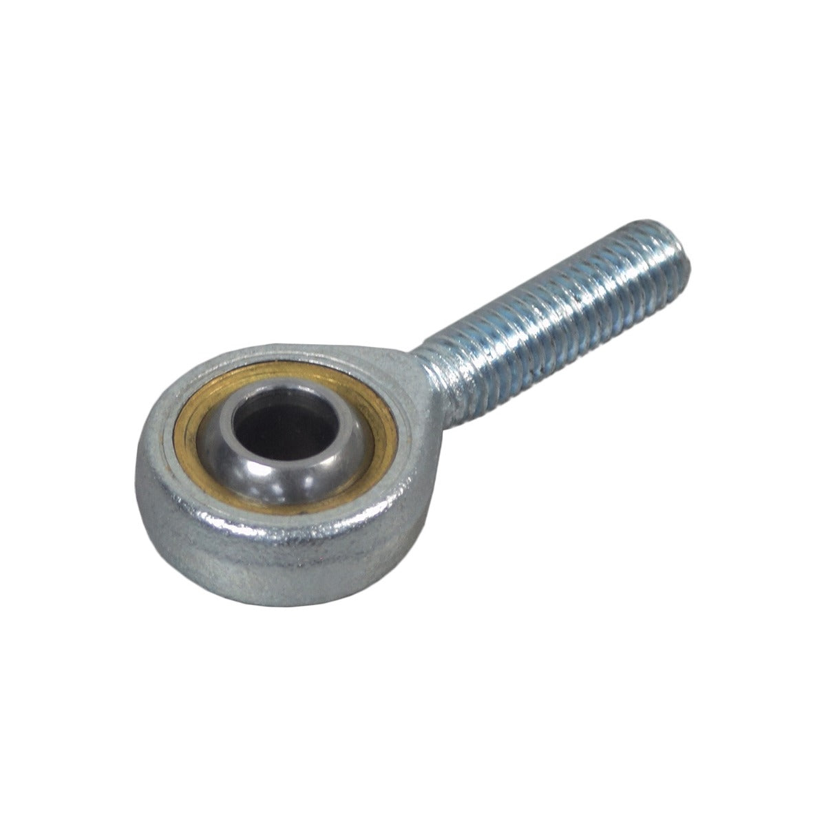 Tie Rod End (Heim Joint) with M8 Thread for the Monster Moto / Mega Moto MM-K80 80cc Go-Kart, featuring a close-up of a metal ball bearing and nut essential for the steering system.