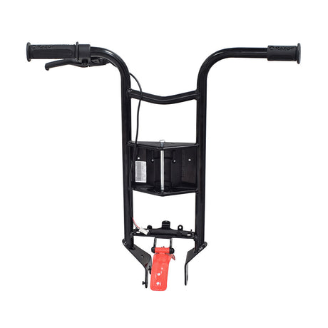 Handlebar & Fork Assembly for the Razor Drift Rider, featuring handlebar grips, front fender, and brake lever, all integrated into a single component as shown.