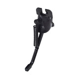 Kickstand for Currie Electric Scooters with 12-1/2 Tires, featuring a robust black metal stand and a tightly-wound spring, designed as a replacement part for various eZip, GT, IZP, Mongoose, and Schwinn models.