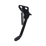 100 mm Kickstand for Currie 400 Series Scooters, featuring a black metal stand with a spring and a black handle. Ideal for keeping your eZip or IZIP scooter upright and clean.