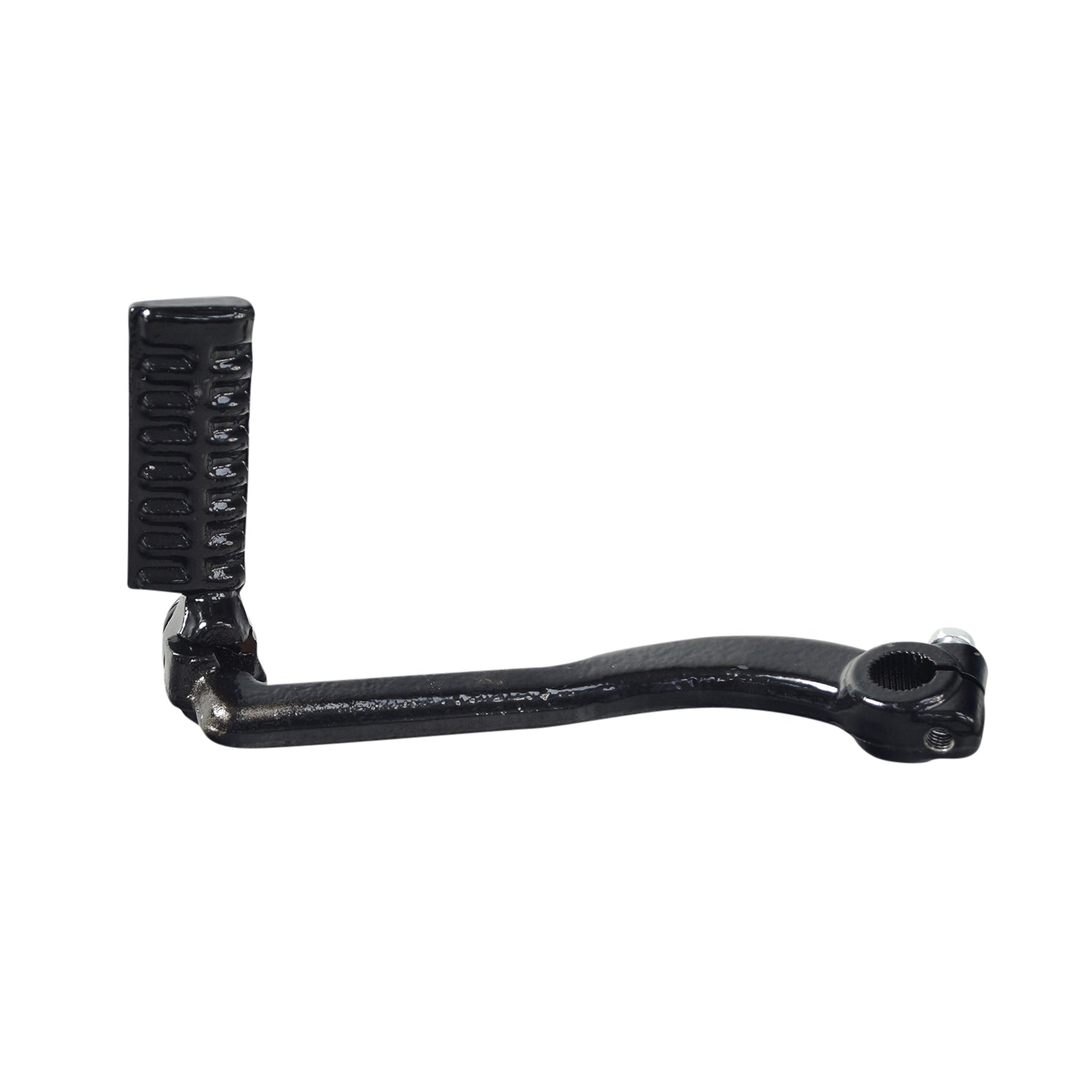 Kick Start Arm Assembly for 50cc 139QMB Scooters, featuring a black metal pedal with a handle and nut, designed for right-side engine mounting on various 50cc gas street scooters.