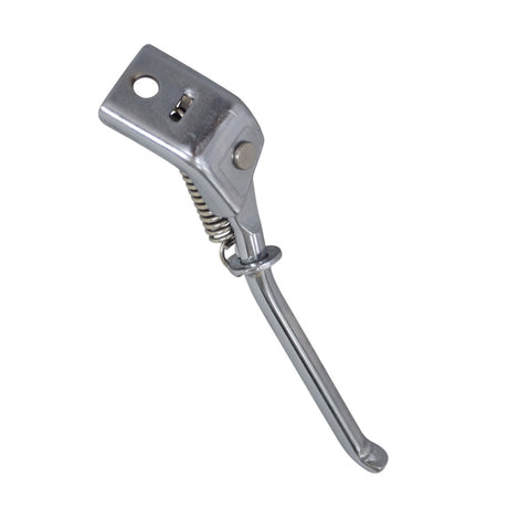 Kickstand for Razor MX350 & MX400 Dirt Bike: A metal tool with a spring, part of a complete kickstand assembly, including all necessary screws for mounting on the MX350 and MX400 models.