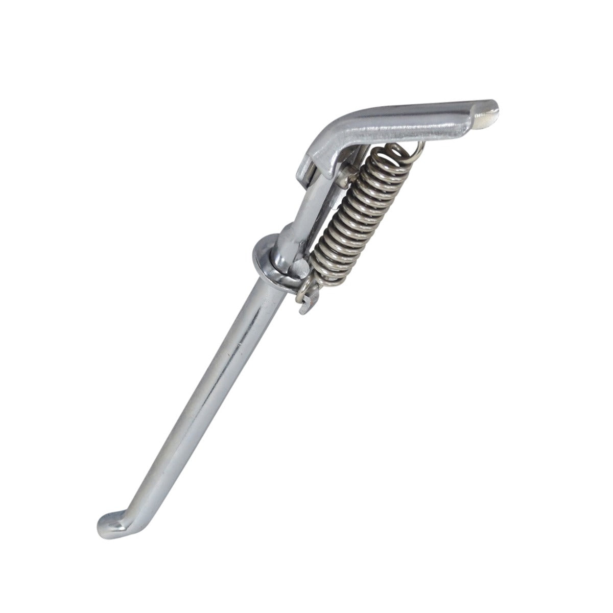 Kickstand for Razor MX350 & MX400 Dirt Bike, featuring a close-up of the metal kickstand with a visible spring mechanism, essential screws included for easy mounting.