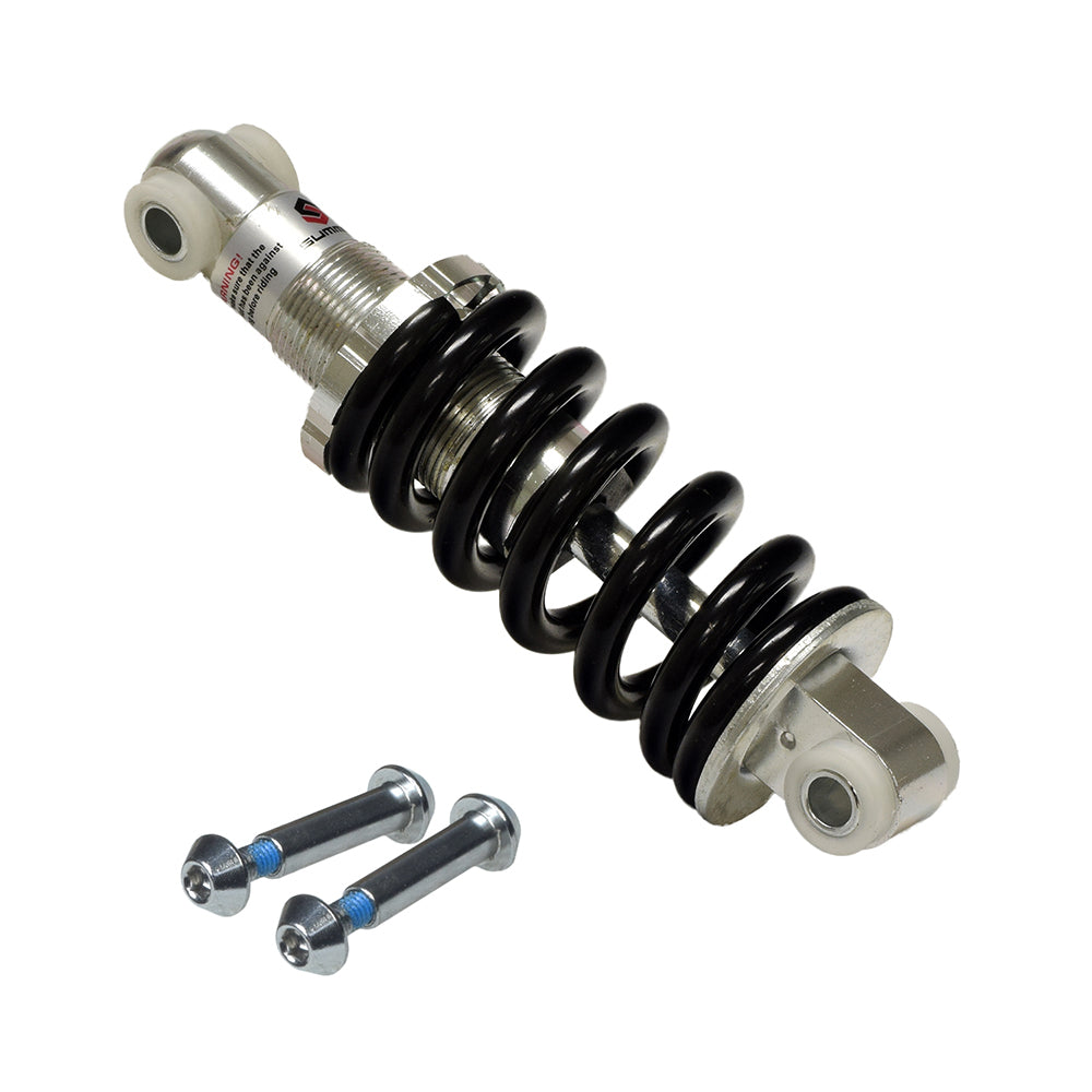 Shock Absorber for the Razor Dirt Quad, featuring a black and silver design with a prominent black coil, suitable for all Razor Dirt Quad ATV models, OEM part #52 by Lu Jin Suspension.