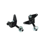 Spindle Arm Set (Right/Left) for Razor Dirt Quad featuring a pair of black metal brackets, designed as replacement spindle arms suitable for all versions of the Razor Dirt Quad.