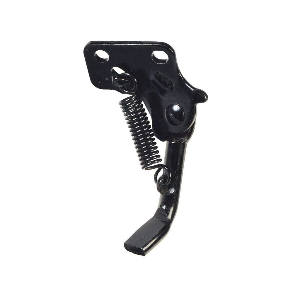 50 mm Kickstand for Electric Scooters featuring a black metal spring and lever mechanism, designed for models like Currie Technologies and Avigo Extreme.