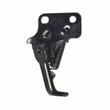 50 mm Kickstand for the IZIP I-150 (2008 and Later Models), featuring a black metal lever with an integrated spring, compatible with Dynacraft Hello Kitty and Pulse Charger electric scooters.