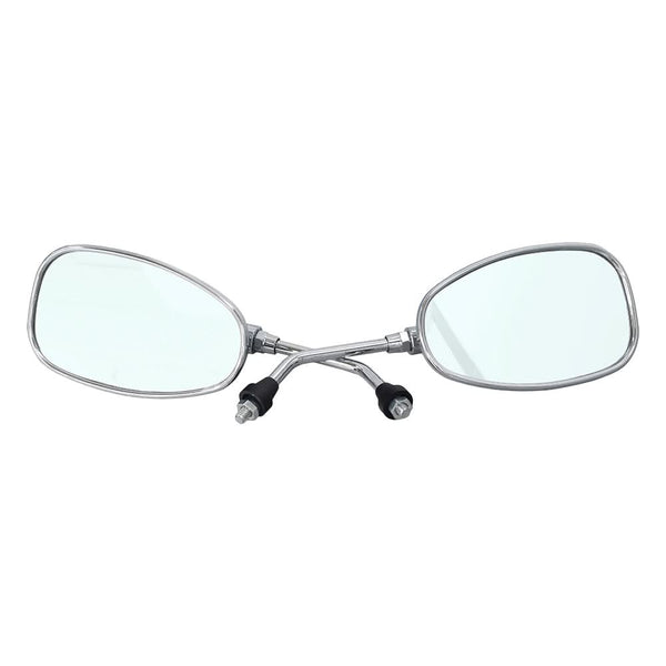Chrome Mirror Set with Oblong Mirrors for Drive ZooMe R3 (R318CS
